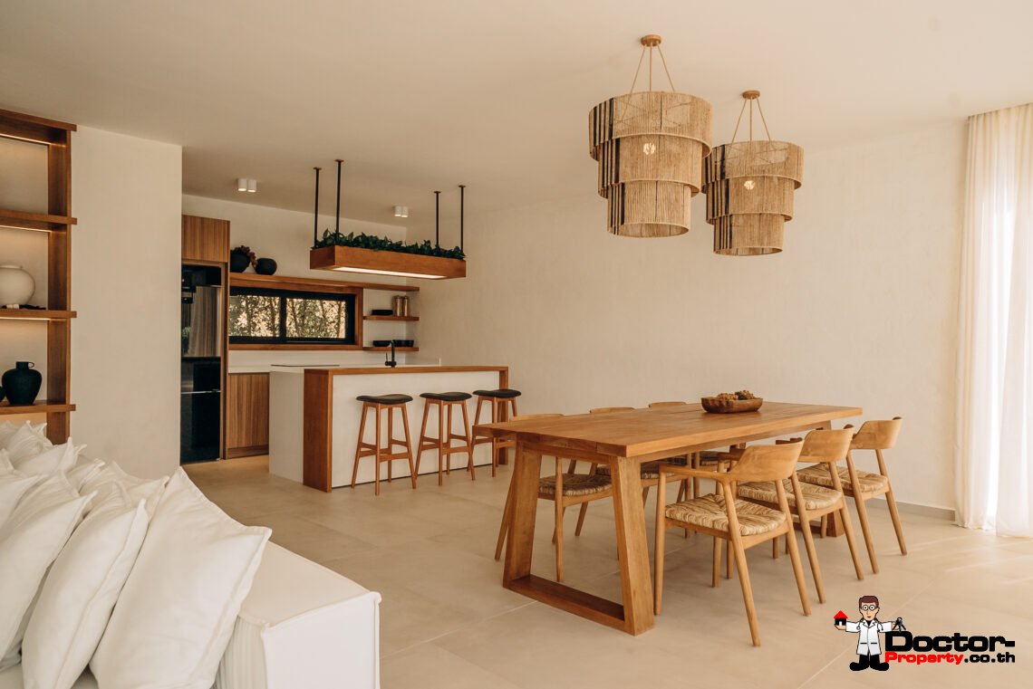 New 3 Bedroom Pool Villa with Seaview – Chaweng Noi, Samui – For Sale