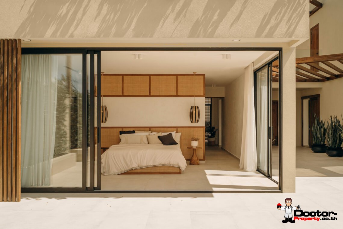 New 3 Bedroom Pool Villa with Seaview – Chaweng Noi, Samui – For Sale