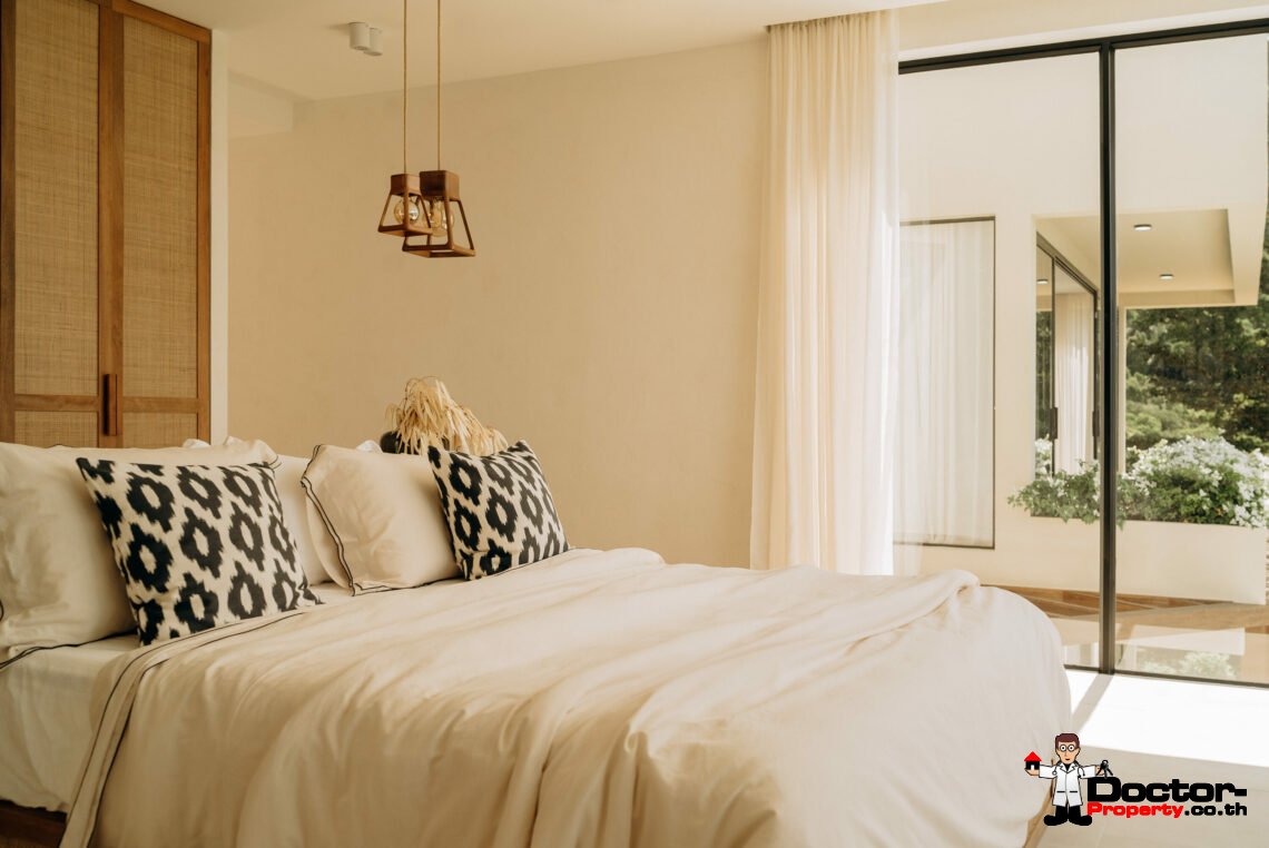 New 3 Bedroom Pool Villa with Seaview – Chaweng Noi, Samui – For Sale