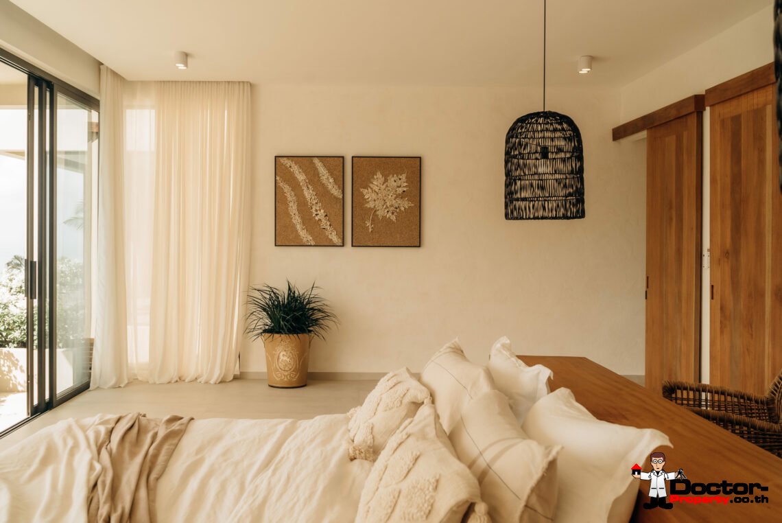 New 3 Bedroom Pool Villa with Seaview – Chaweng Noi, Samui – For Sale