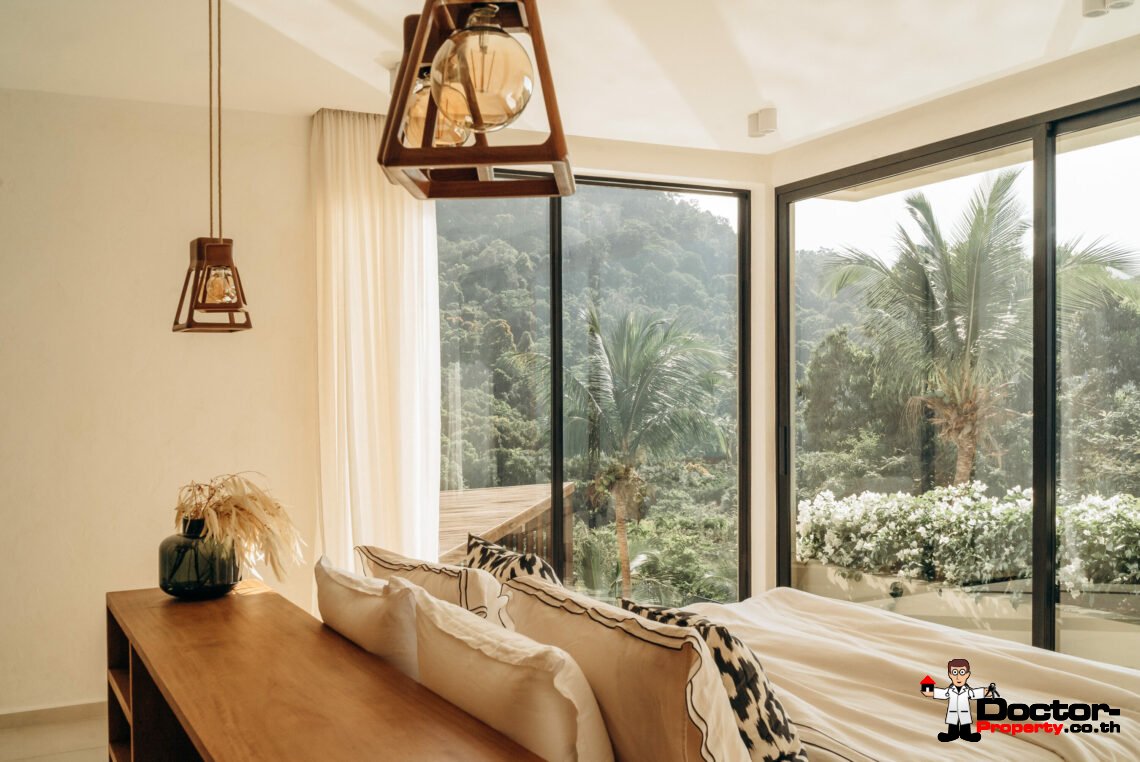 New 3 Bedroom Pool Villa with Seaview – Chaweng Noi, Samui – For Sale