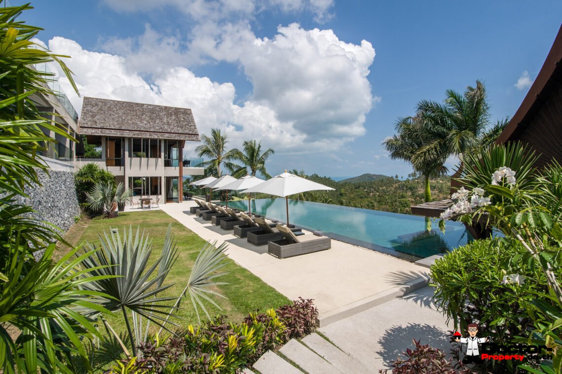 Award Winning 6 Bedroom Residence in Bo Phut, Koh Samui – For Sale