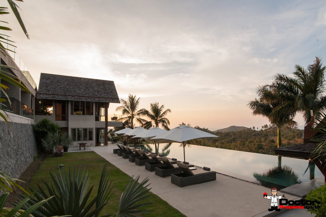 Award Winning 6 Bedroom Residence in Bo Phut, Koh Samui – For Sale
