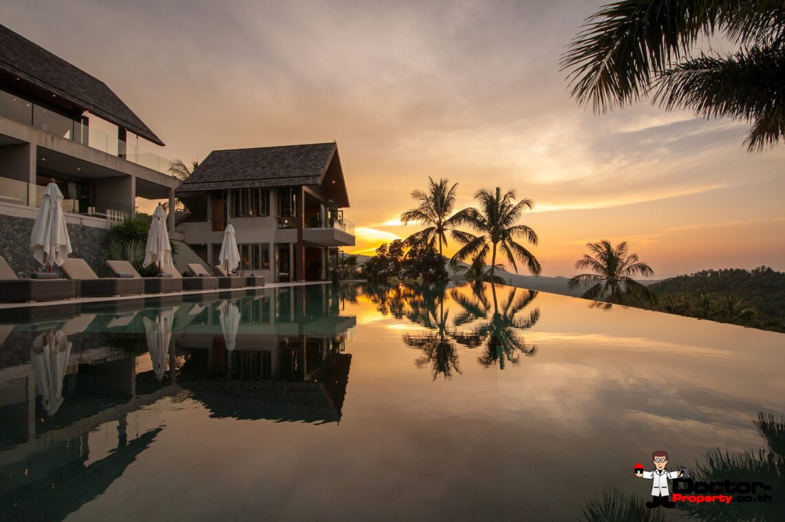 Award Winning 6 Bedroom Residence in Bo Phut, Koh Samui – For Sale