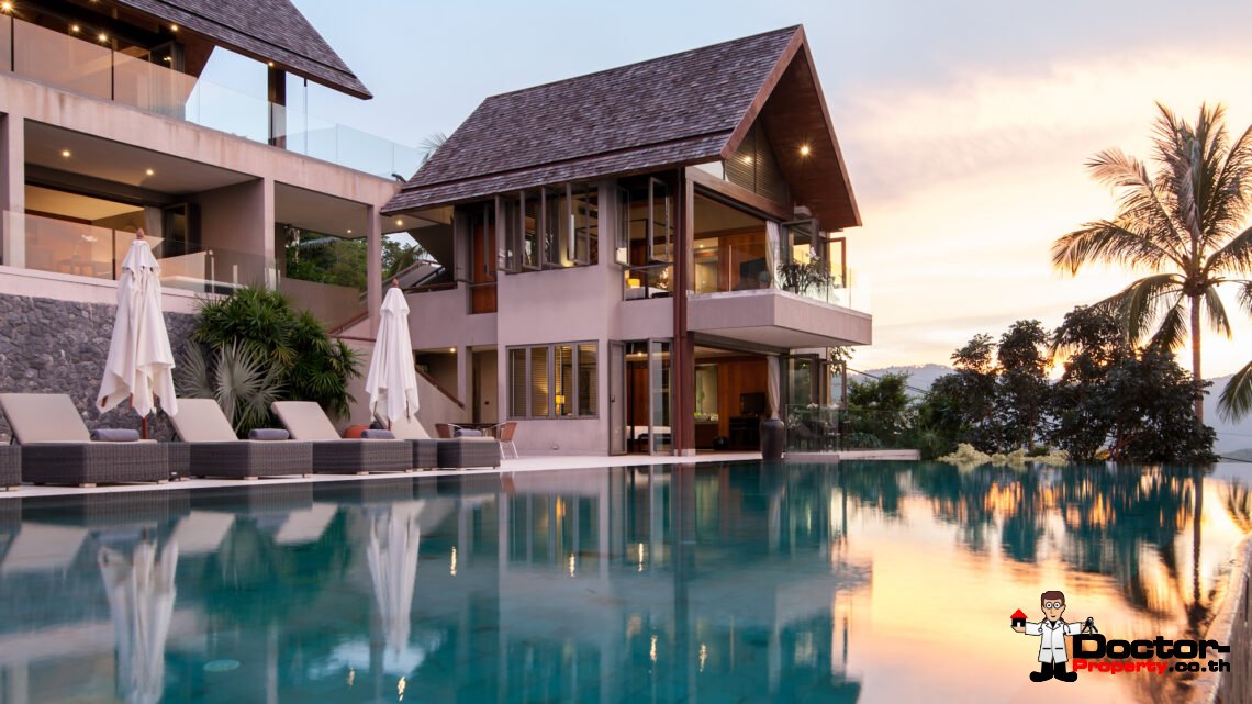 Award Winning 6 Bedroom Residence in Bo Phut, Koh Samui – For Sale
