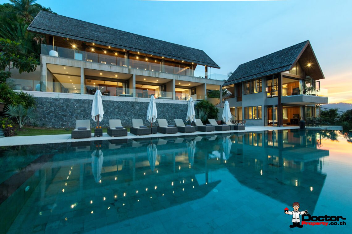 Award Winning 6 Bedroom Residence in Bo Phut, Koh Samui – For Sale