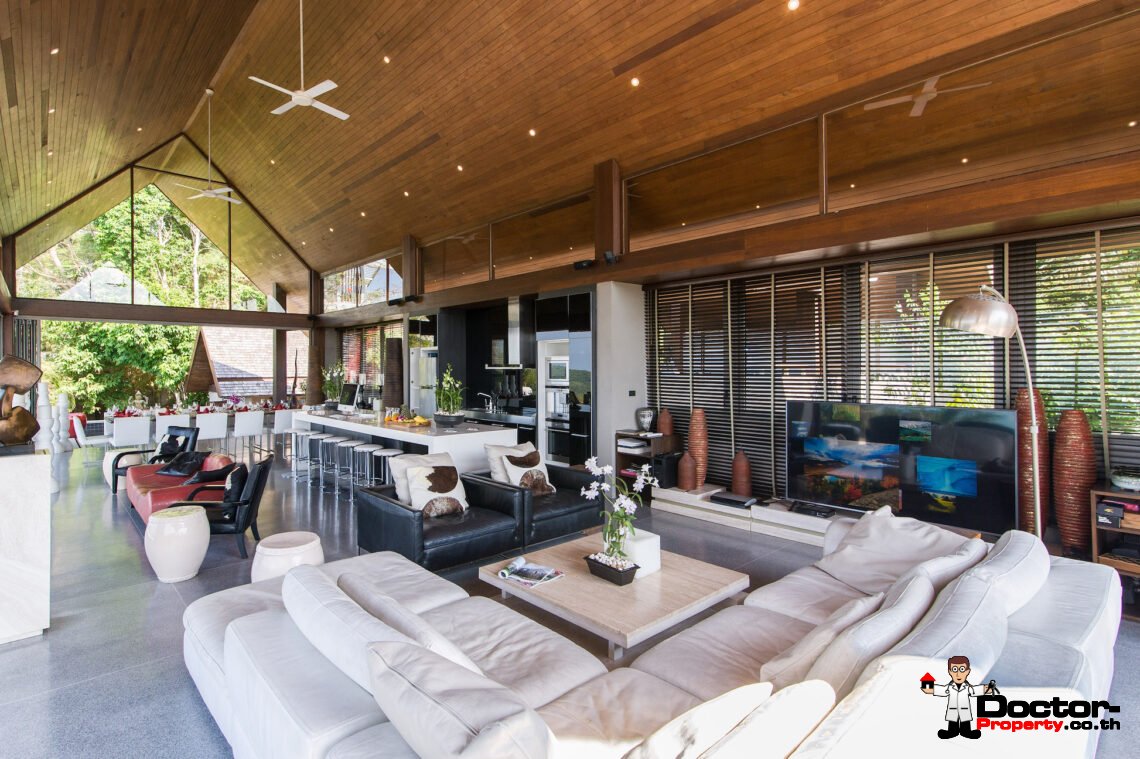 Award Winning 6 Bedroom Residence in Bo Phut, Koh Samui – For Sale