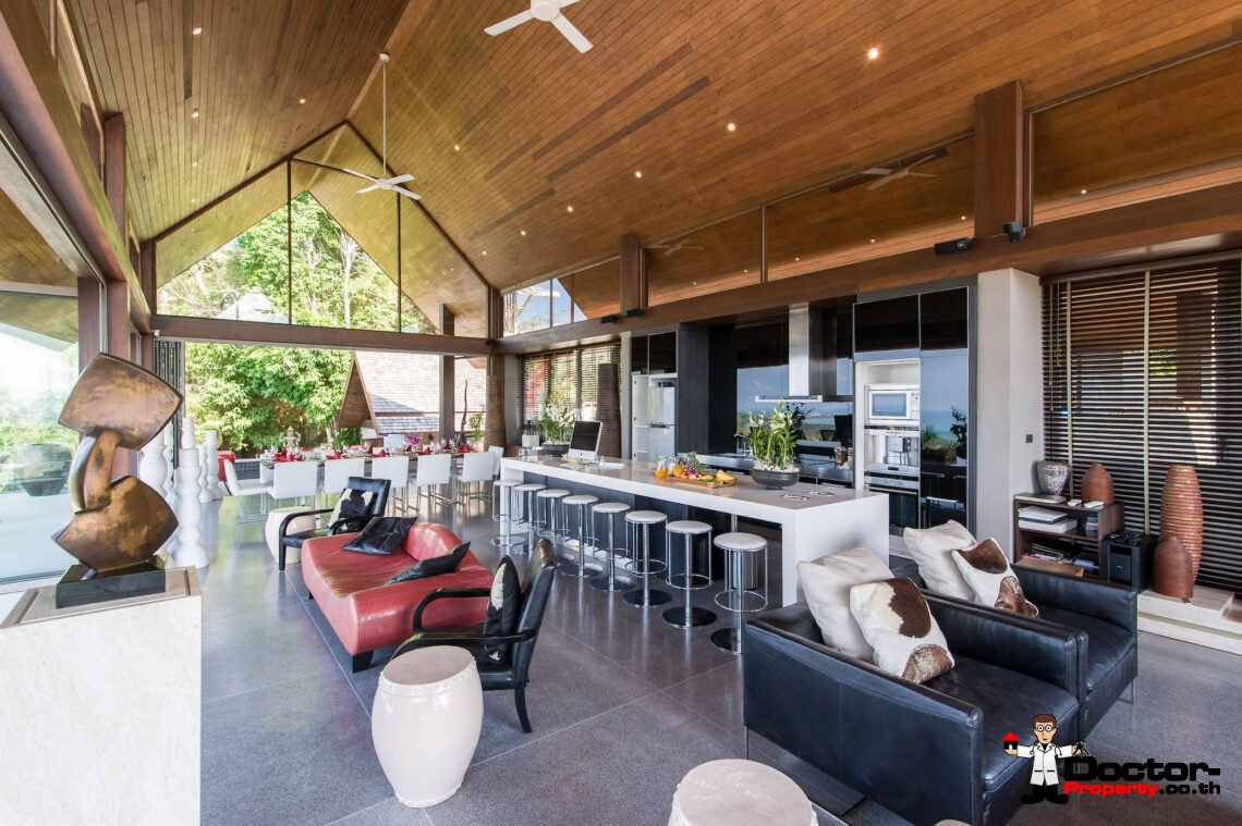 Award Winning 6 Bedroom Residence in Bo Phut, Koh Samui – For Sale
