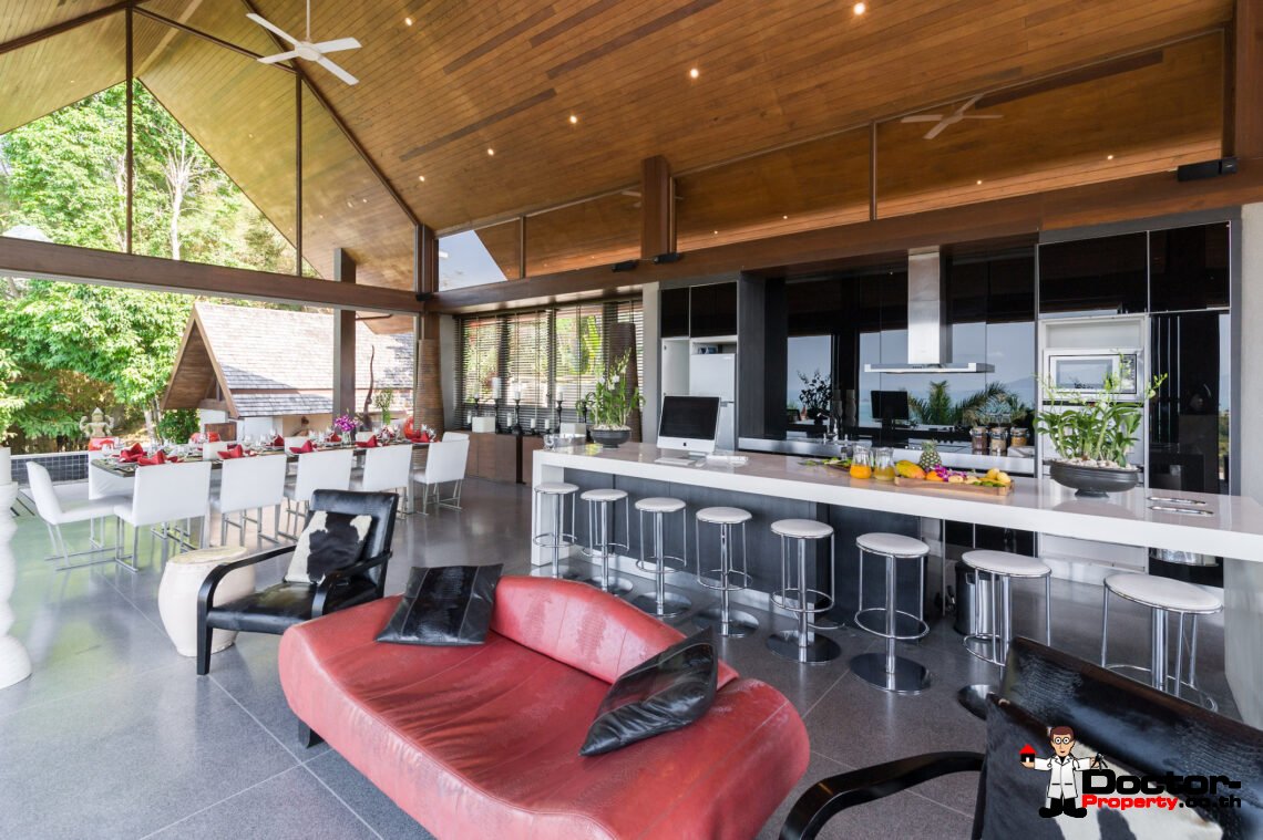 Award Winning 6 Bedroom Residence in Bo Phut, Koh Samui – For Sale