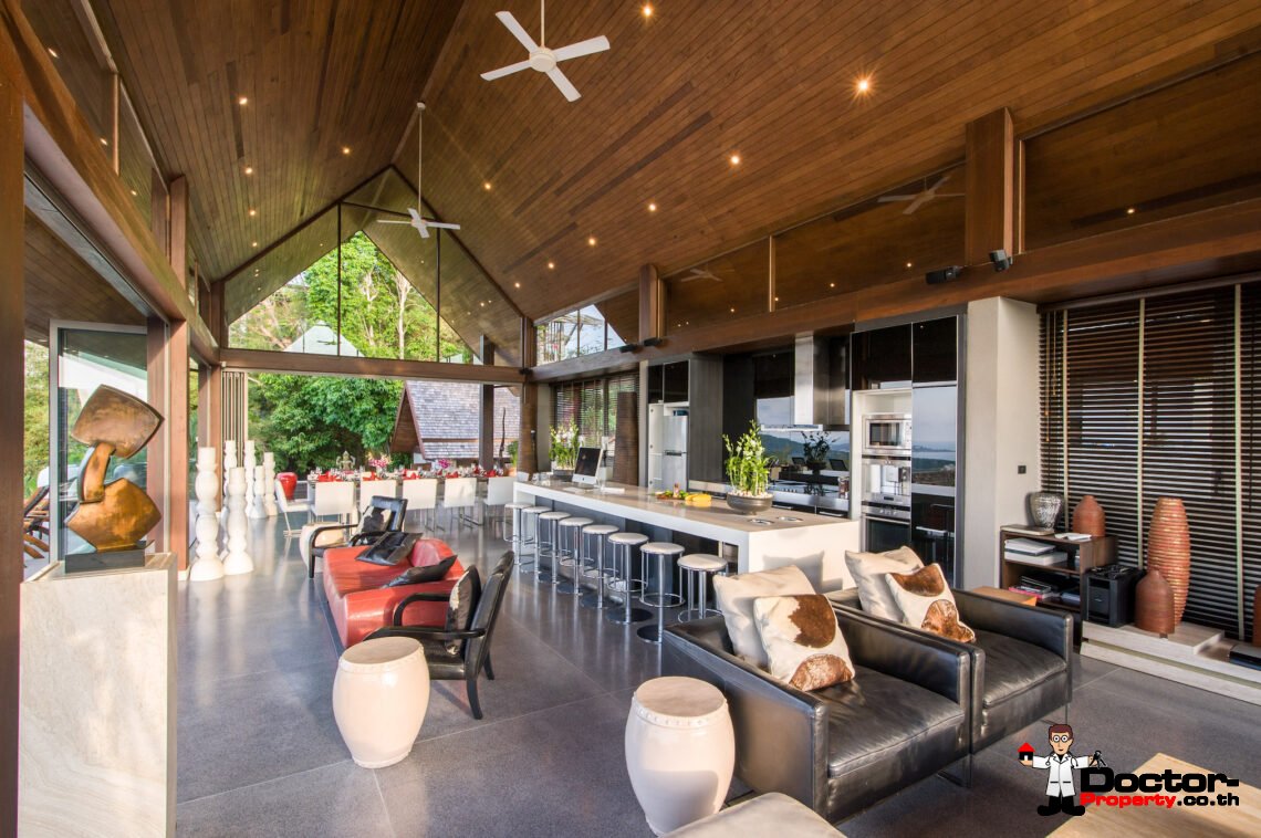 Award Winning 6 Bedroom Residence in Bo Phut, Koh Samui – For Sale