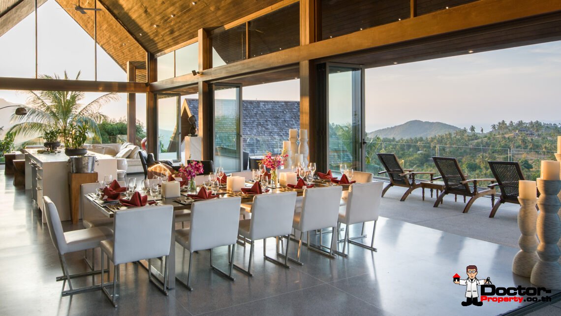 Award Winning 6 Bedroom Residence in Bo Phut, Koh Samui – For Sale