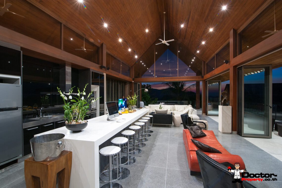 Award Winning 6 Bedroom Residence in Bo Phut, Koh Samui – For Sale