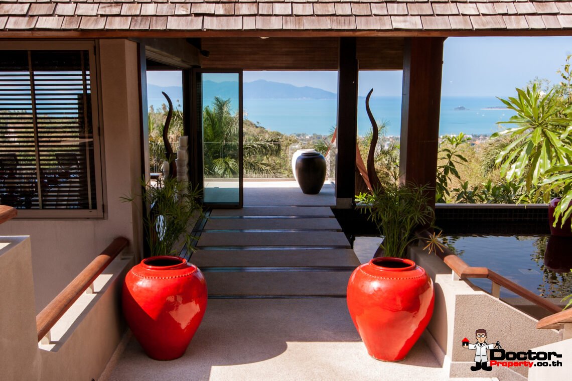 Award Winning 6 Bedroom Residence in Bo Phut, Koh Samui – For Sale