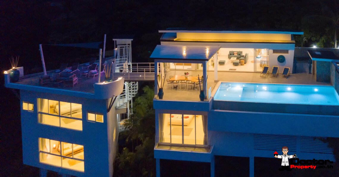 5 Bedroom Seaview Villa Chaweng, Koh Samui – For Sale