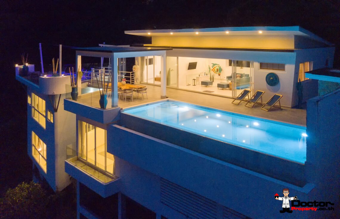5 Bedroom Seaview Villa Chaweng, Koh Samui – For Sale