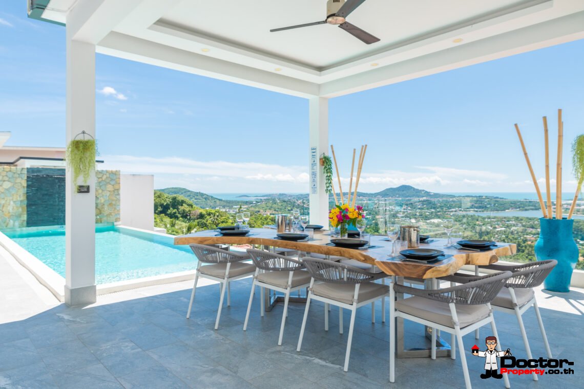 5 Bedroom Seaview Villa Chaweng, Koh Samui – For Sale