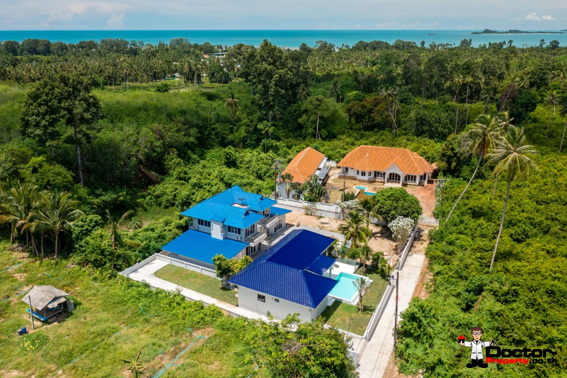 New 3 Bedroom Villa in Bang Kao, Koh Samui – For Sale