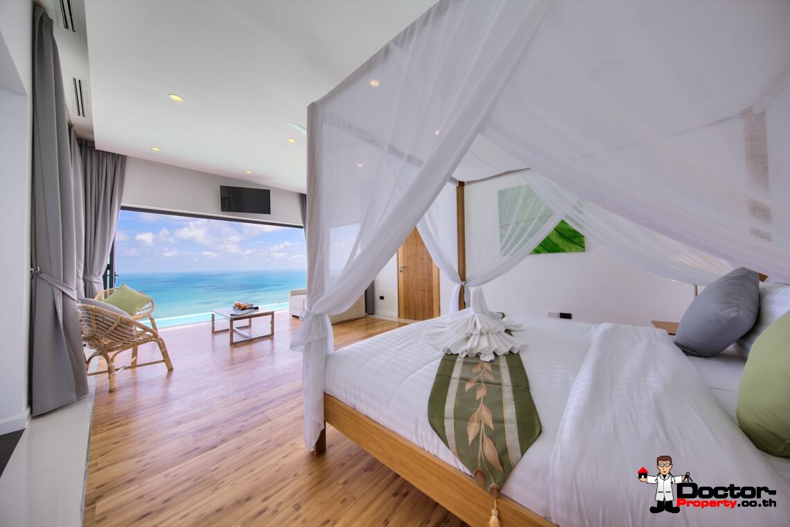Magnificent 4 Bedroom Seaview Villa in Chaweng Noi, Koh Samui – For Sale