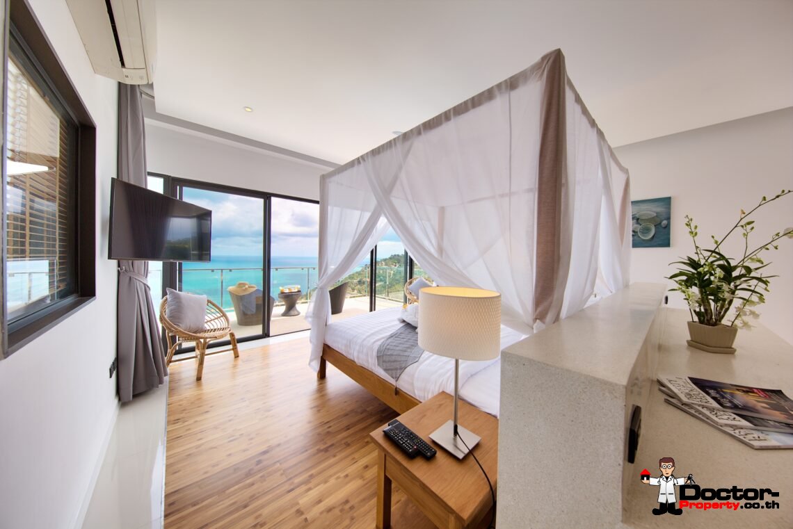 Magnificent 4 Bedroom Seaview Villa in Chaweng Noi, Koh Samui – For Sale