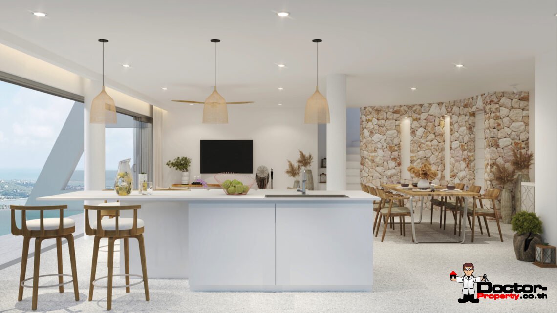 New 2 Bedroom Seaview Pool Villas in Chaweng, Koh Samui – For Sale