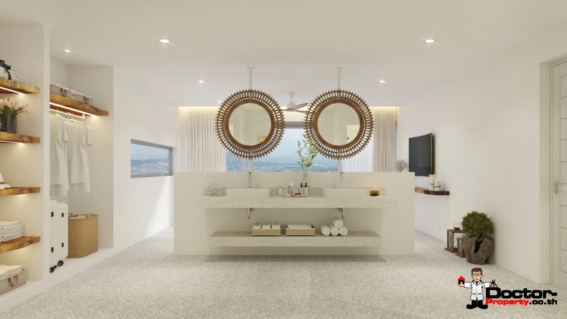 New 2 Bedroom Seaview Pool Villas in Chaweng, Koh Samui – For Sale