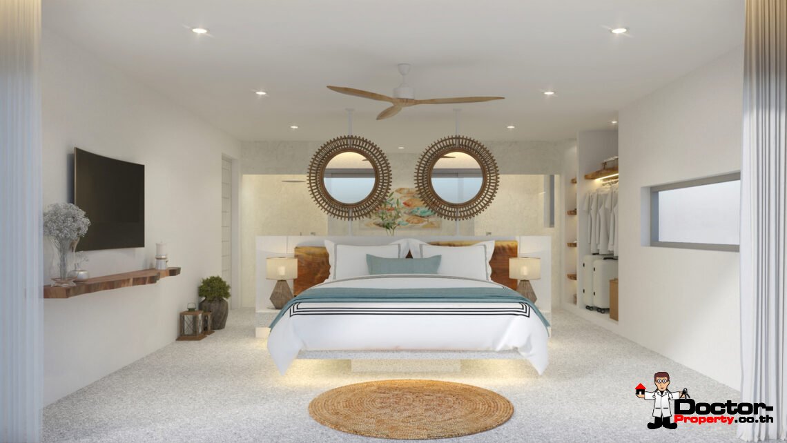 New 2 Bedroom Seaview Pool Villas in Chaweng, Koh Samui – For Sale