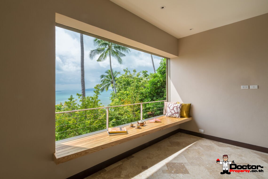 Unique 4 Bedroom Villa in Natural Surroundings, Stunning Views – Laem Set, Koh Samui – For Sale
