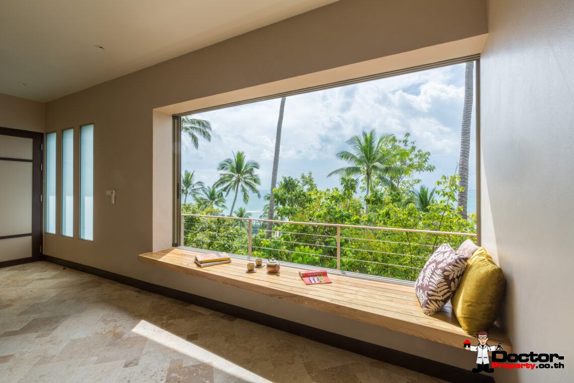 Unique 4 Bedroom Villa in Natural Surroundings, Stunning Views – Laem Set, Koh Samui – For Sale