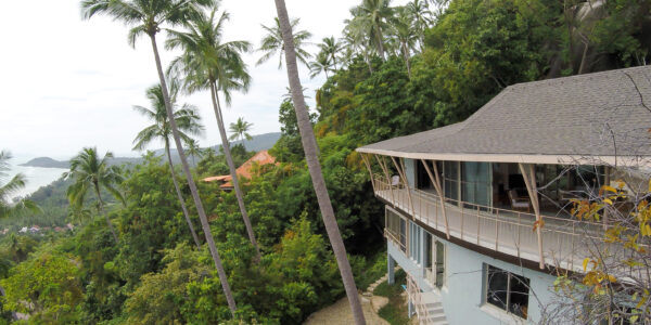 Unique 4 Bedroom Villa in Natural Surroundings, Stunning Views – Laem Set, Koh Samui – For Sale