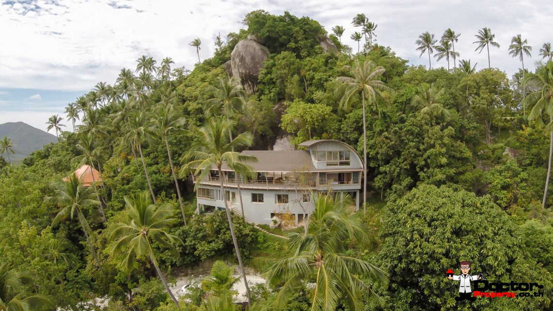 Unique 4 Bedroom Villa in Natural Surroundings, Stunning Views – Laem Set, Koh Samui – For Sale