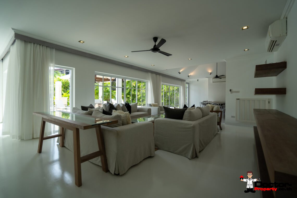 Elegant 6 Bedroom Pool Villa in Lamai, Koh Samui – For Sale