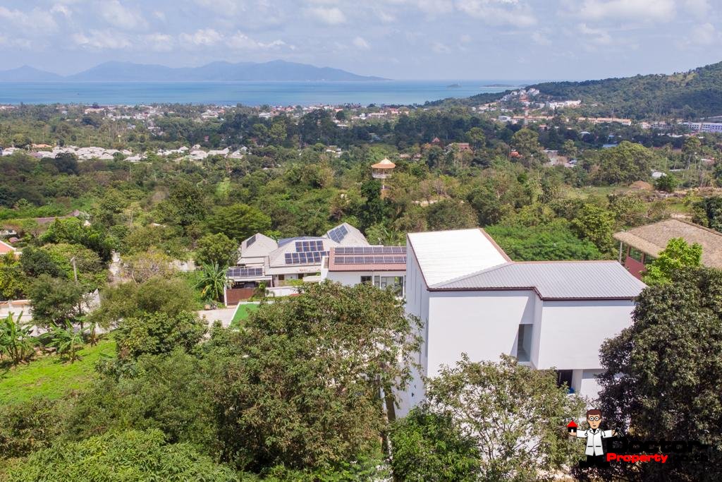 New 3 Bedroom Pool Villa With Sea Views – Bo Phut, Koh Samui – For Sale