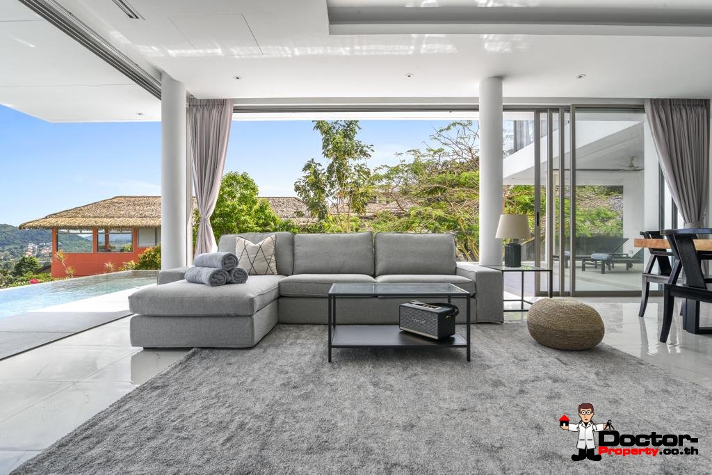 New 3 Bedroom Pool Villa With Sea Views – Bo Phut, Koh Samui – For Sale