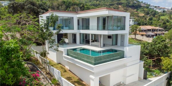 New 3 Bedroom Pool Villa With Sea Views – Bo Phut, Koh Samui – For Sale