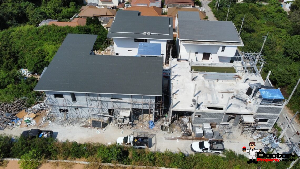 New 4 Bedroom Pool Villa with Sea View – Bo Phut, Koh Samui – For Sale