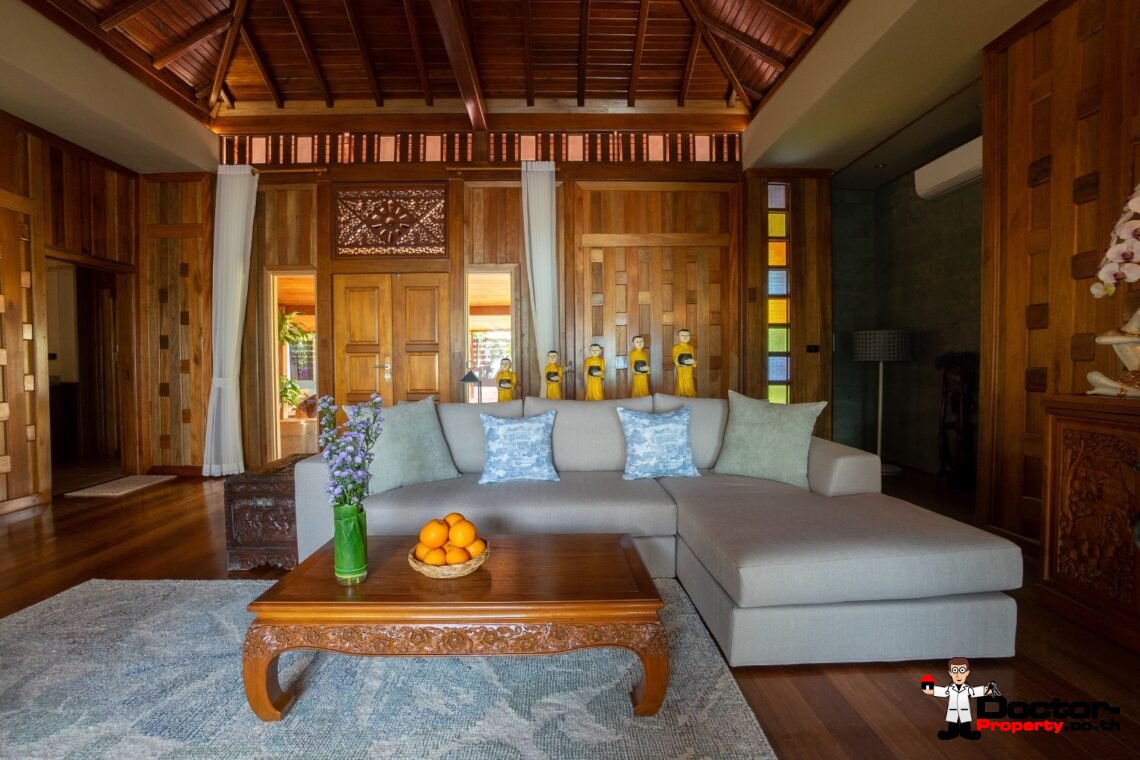 Fantastic 4 Bedroom Beachfront Villa – Thong Krut – Koh Samui – for sale