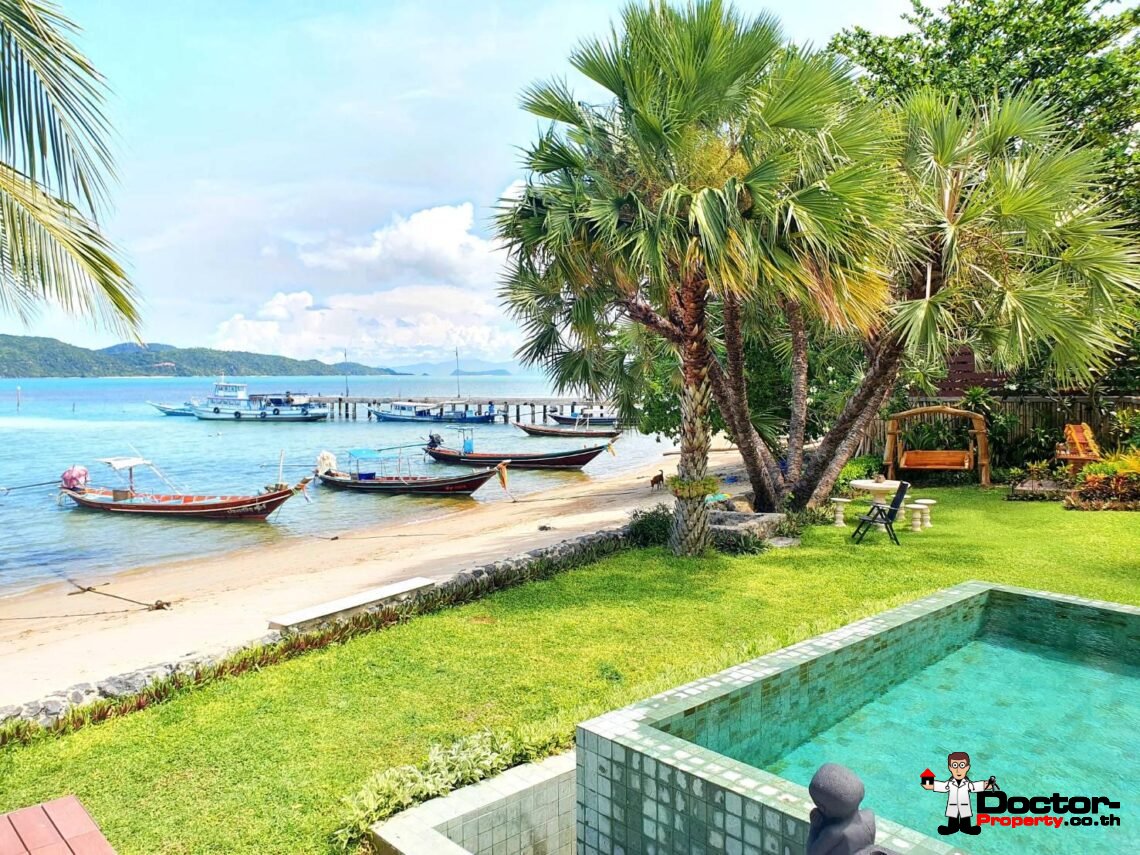 Fantastic 4 Bedroom Beachfront Villa – Thong Krut – Koh Samui – for sale