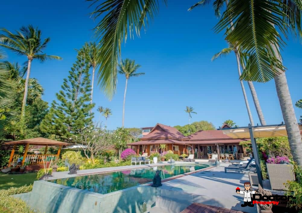 Fantastic 4 Bedroom Beachfront Villa – Thong Krut – Koh Samui – for sale