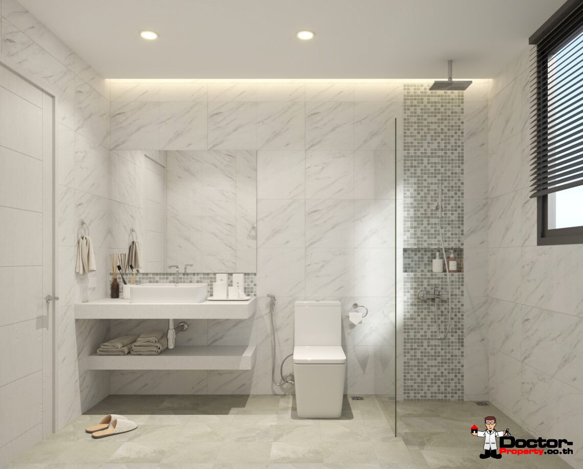 New 3 Bedroom Townhouses with Pool in Bo Phut, Koh Samui – For Sale