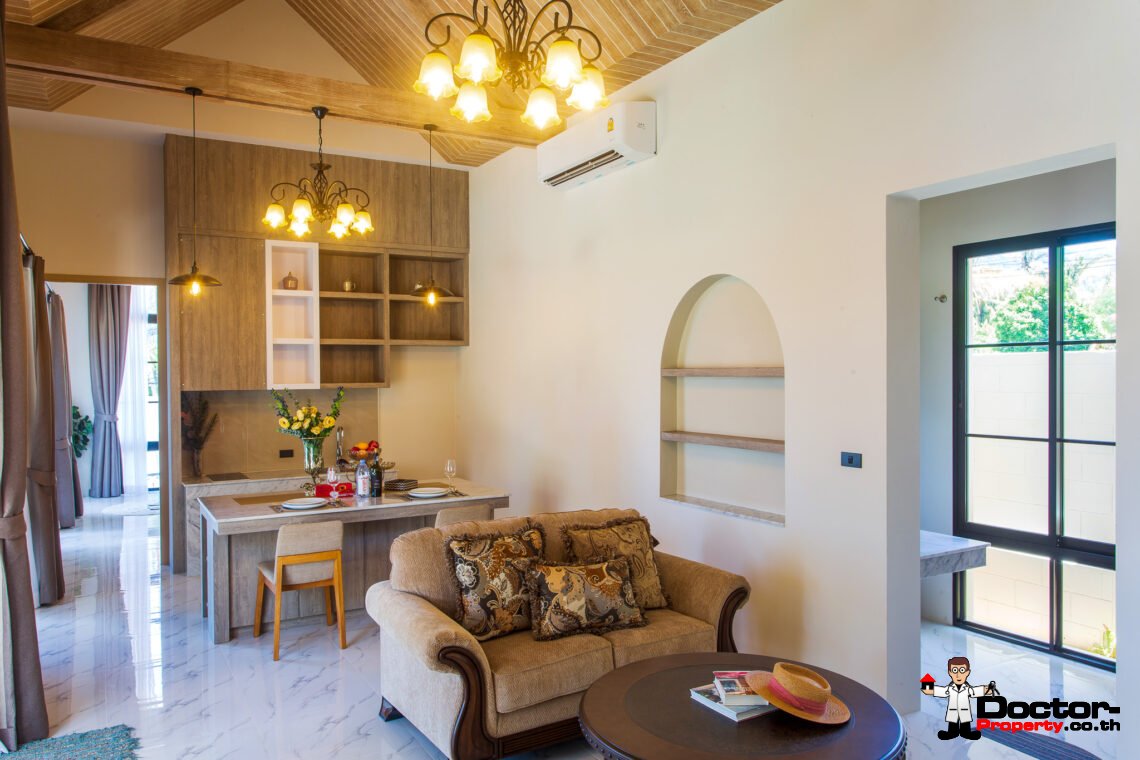 Mediterranean Style 2 Bedroom Garden Pool Villas, Lamai – Koh Samui – For Sale