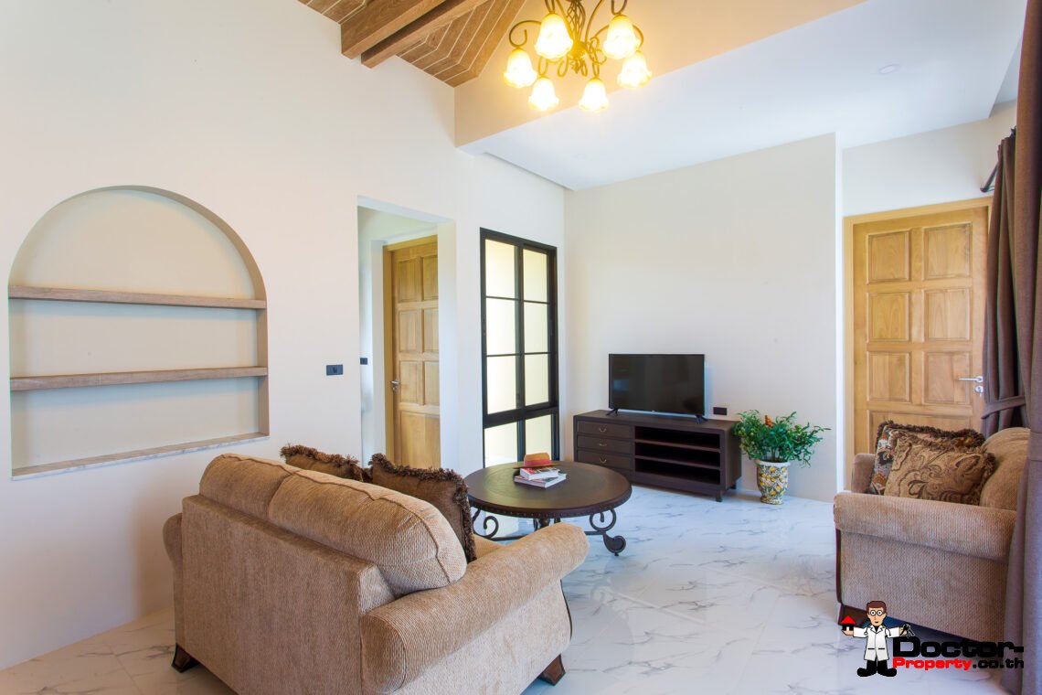 Mediterranean Style 2 Bedroom Garden Pool Villas, Lamai – Koh Samui – For Sale