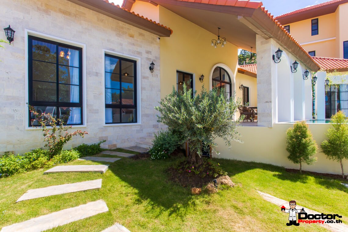 Mediterranean Style 2 Bedroom Garden Pool Villas, Lamai – Koh Samui – For Sale