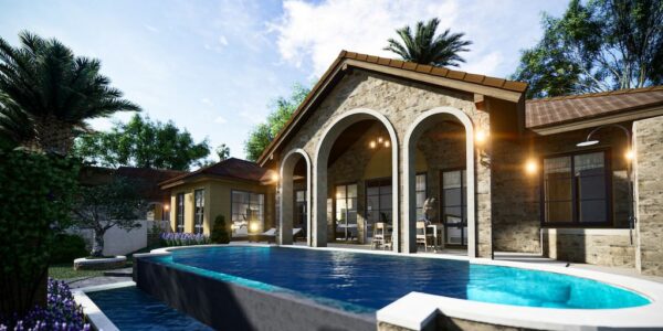 Mediterranean 2-Bedroom Garden Pool Villas – Lamai – Koh Samui – For Sale