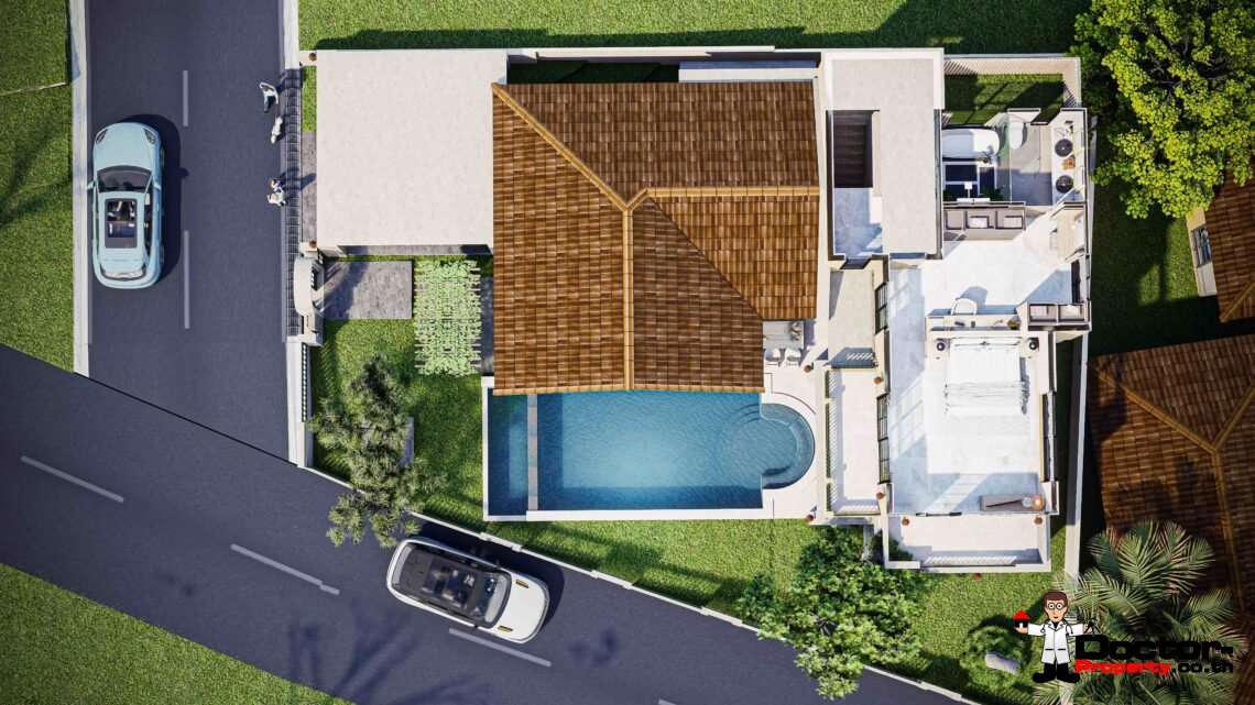 Mediterranean - Style 3-Bedroom Garden Pool Villas - Lamai - Koh Samui - For Sale