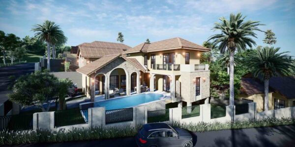 Mediterranean - Style 3-Bedroom Garden Pool Villas - Lamai - Koh Samui - For Sale