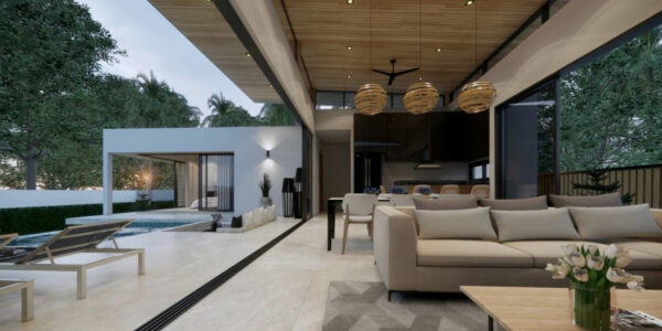New 3 Bedroom Pool Villas – Bang Rak, Koh Samui – Long Lease