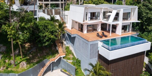 New 3 Bedroom Seaview Villa - Laem Set - Koh Samui - For Sale