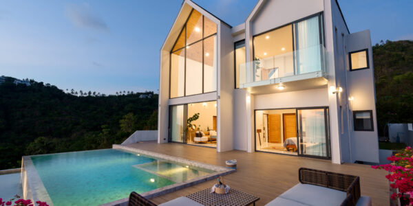 New 3 Bedroom Sea View Villa – Bang Makham, Koh Samui – For Sale