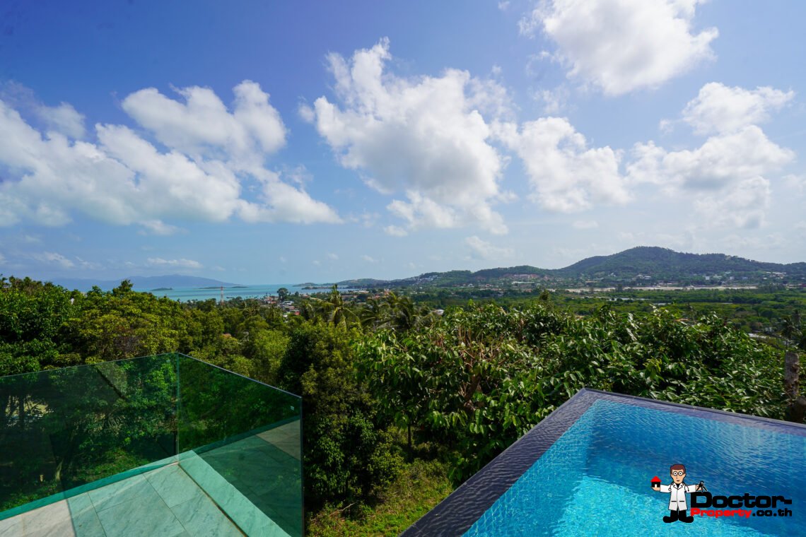 New 5 Bedroom Sea View Villa – Bo Phut, Koh Samui – For Sale