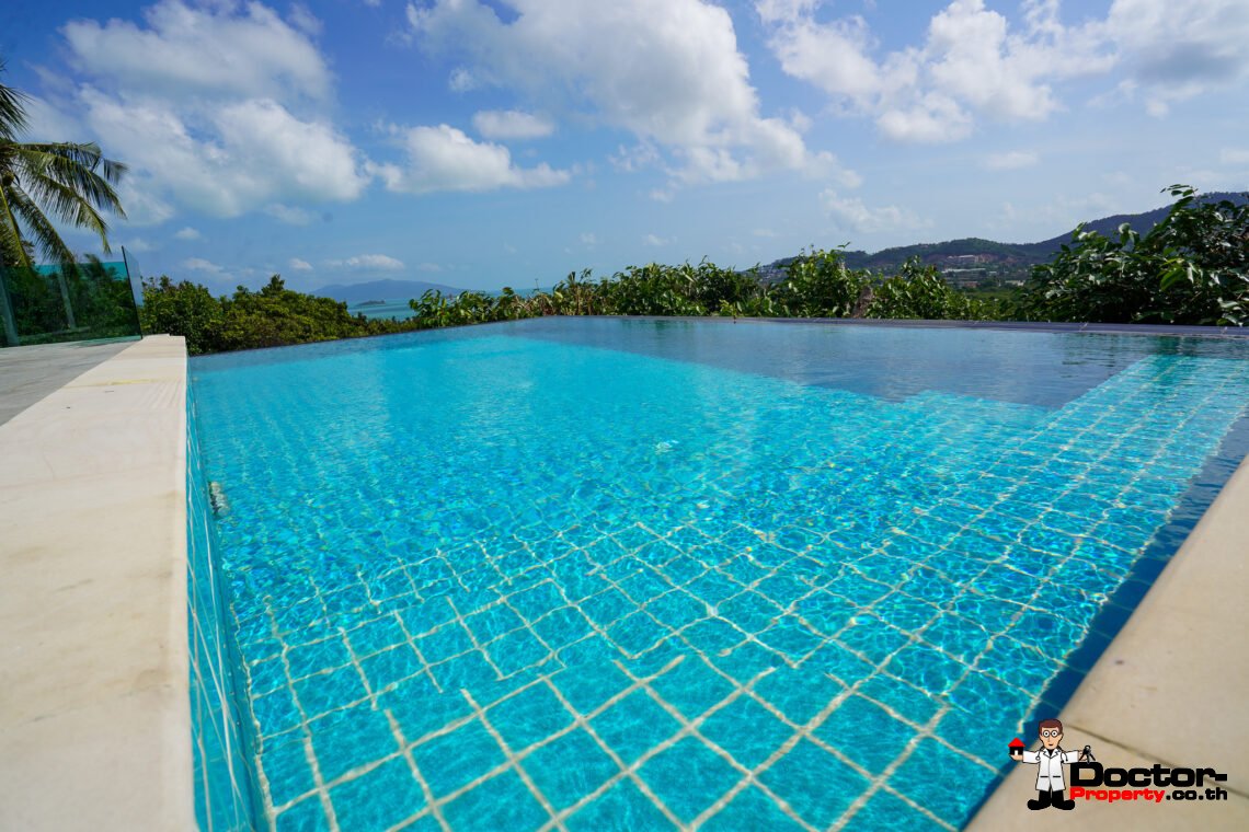 New 5 Bedroom Sea View Villa – Bo Phut, Koh Samui – For Sale